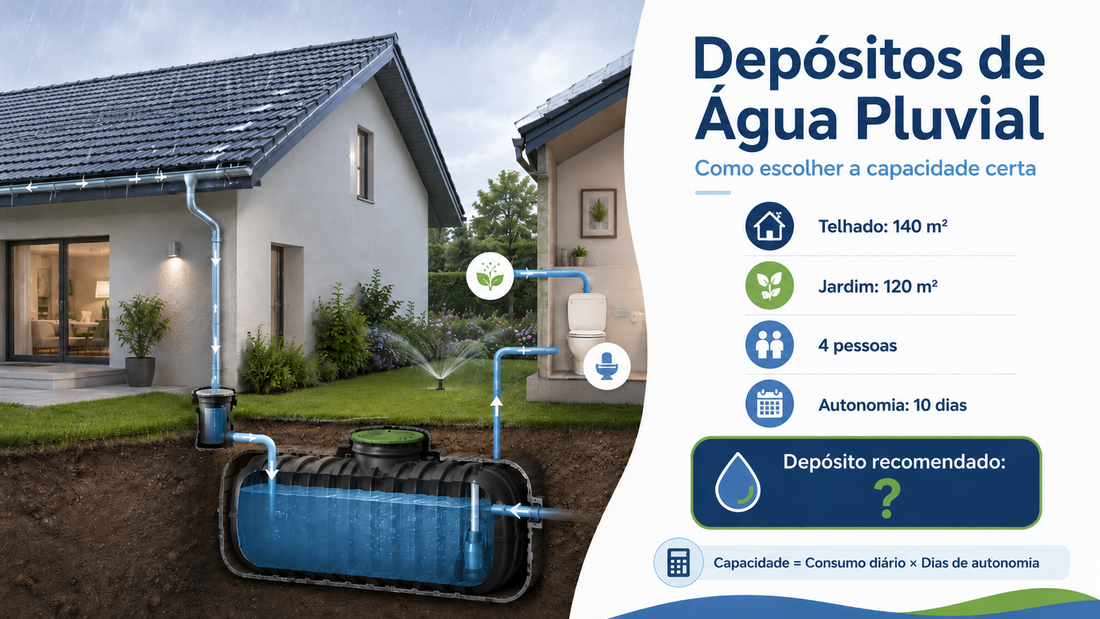 Depósitos de Água Pluvial: Como Escolher a Capacidade Certa