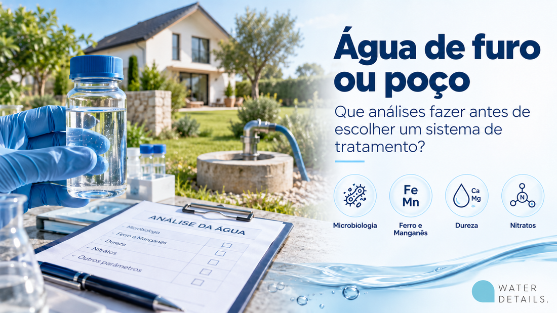 Água de furo ou poço: que análises fazer antes de escolher um sistema de tratamento?