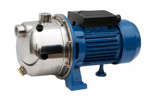 Bomba Auto-Aspirante JETINOX-100 M 1 CV 230V - Vista Completa do Produto em Inox"