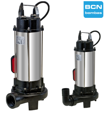 Bomba trituradora Grinder-180 para águas residuais 1.8HP - vista frontal